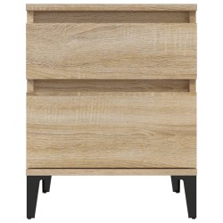 Tables de chevet 2 pcs Chêne sonoma 40x35x50 cm 