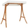 Chaise balançoire avec coussin et auvent bois massif d'épicéa 