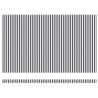 Auvent rétractable anthracite et blanc 5x3 m tissu et aluminium 