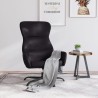 Chaise de relaxation Noir Similicuir 