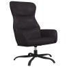 Chaise de relaxation Noir Similicuir 