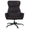 Chaise de relaxation Noir Similicuir 