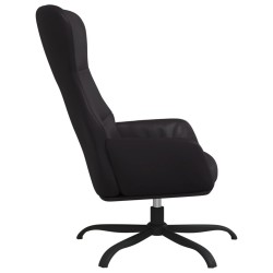 Chaise de relaxation Noir Similicuir 