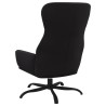 Chaise de relaxation Noir Similicuir 