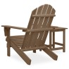 Chaise de jardin Adirondack avec table Bois de sapin Marron 