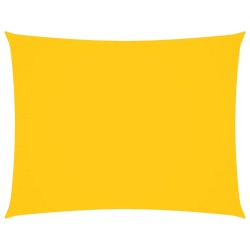 Voile de parasol tissu oxford rectangulaire 5x7 m jaune 