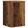 Supports pour plantes 2 pcs vieux bois bois d'ingénierie 