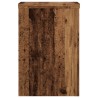 Supports pour plantes 2 pcs vieux bois bois d'ingénierie 