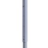 Tente de réception pliable avec 2 parois 2x2 m Acier Blanc 