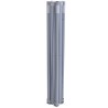 Tente de réception pliable avec 2 parois 2x2 m Acier Blanc 