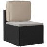 Coussin de palette pour dossier Taupe 50x40x12 cm Tissu Oxford 
