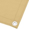 Écran de balcon sable 90x700 cm 100% polyester oxford 