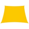 Voile de parasol Tissu Oxford trapèze 2/4x3 m Jaune 