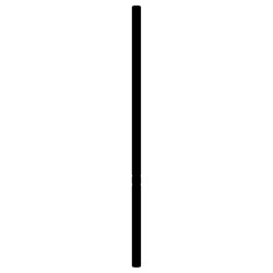 Tête de lit métal noir 193 cm 