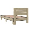 Cadre de lit sans matelas chêne sonoma 90x190 cm 