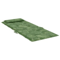 Coussins de chaise à dossier haut lot de 6 modèle de feuille 