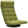 Chaise de sol pivotante Vert clair Velours 