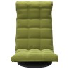 Chaise de sol pivotante Vert clair Velours 