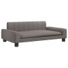 Canapé pour enfants taupe 90x53x30 cm tissu 