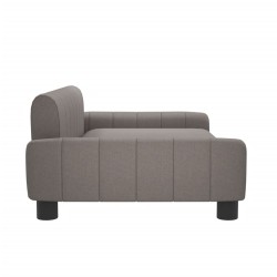 Canapé pour enfants taupe 90x53x30 cm tissu 