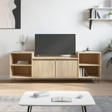 Meuble TV Chêne sonoma 160x35x55 cm Bois d'ingénierie 