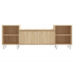 Meuble TV Chêne sonoma 160x35x55 cm Bois d'ingénierie 