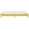 Cadre de lit sans matelas vert 200x200 cm tissu 