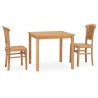 Ensemble à manger de jardin 3 pcs bois de teck solide 