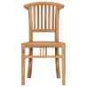 Ensemble à manger de jardin 3 pcs bois de teck solide 