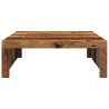 Table basse vieux bois 100x100x35 cm bois d'ingénierie 