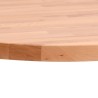 Dessus de table Ø90x1,5 cm rond bois massif de hêtre 