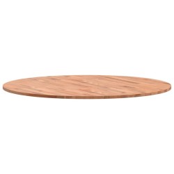 Dessus de table Ø90x1,5 cm rond bois massif de hêtre 