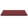 Auvent rétractable automatique bordeaux 450x300 cm 