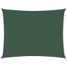 Voile de parasol tissu oxford rectangulaire 5x6 m vert foncé 