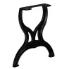 Pied de banc 2 pcs Cadre en X Fonte 