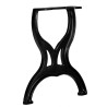 Pied de banc 2 pcs Cadre en X Fonte 