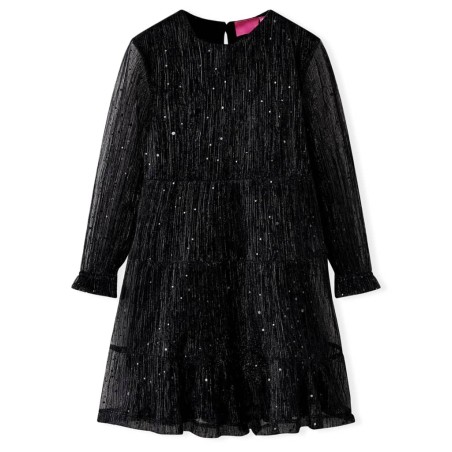 Robe à manches longues pour enfants noir 92 