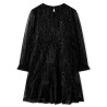 Robe à manches longues pour enfants noir 92 