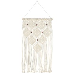 Cintre mural en macramé 40x80 cm Coton 