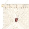 Cintre mural en macramé 40x80 cm Coton 