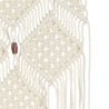 Cintre mural en macramé 40x80 cm Coton 