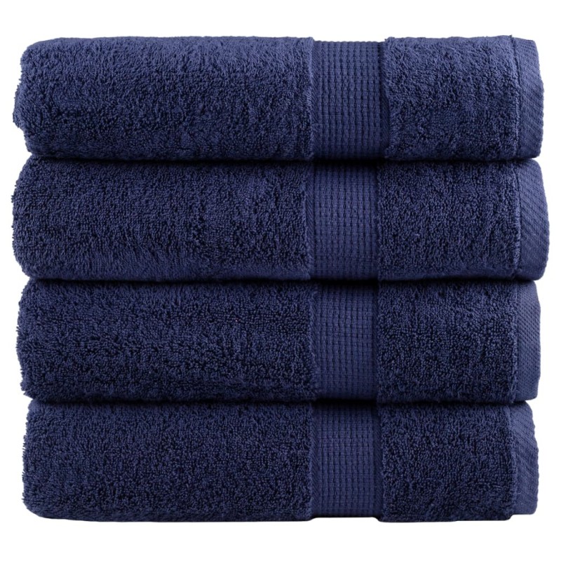 Essuie-mains de qualité supérieure SOLUND 4 pcs bleu marine 