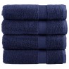 Essuie-mains de qualité supérieure SOLUND 4 pcs bleu marine 