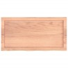 Dessus de table marron clair bois chêne massif traité 