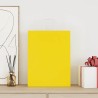 Sacs en papier 250 pcs avec poignées jaune 32x12x42 cm 