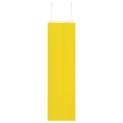 Sacs en papier 250 pcs avec poignées jaune 32x12x42 cm 
