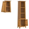 Ensemble de meubles de salle de bain 2 pcs bois de pin massif 