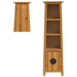 Ensemble de meubles de salle de bain 2 pcs bois de pin massif 