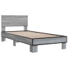 Cadre de lit sans matelas sonoma gris 90x190 cm 