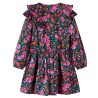 Robe pour enfants à manches longues rose vif 140 